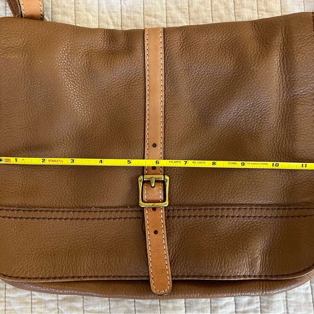 Women’s Fossil Leather Crossbody Bag - Brown - Picture 8 of 8
